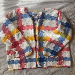 Vintage 80s Amano Sweater Cardigan